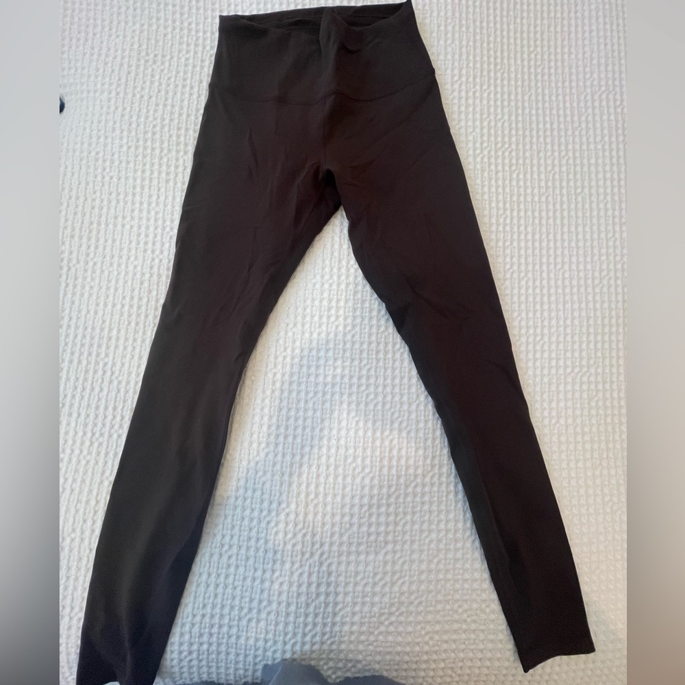 Lululemon Wunder Train Brown High-Rise Tight 25"